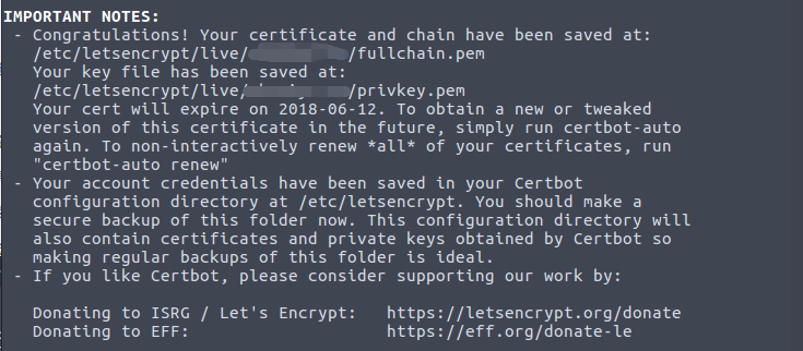 申请Let's Encrypt永久免费SSL证书